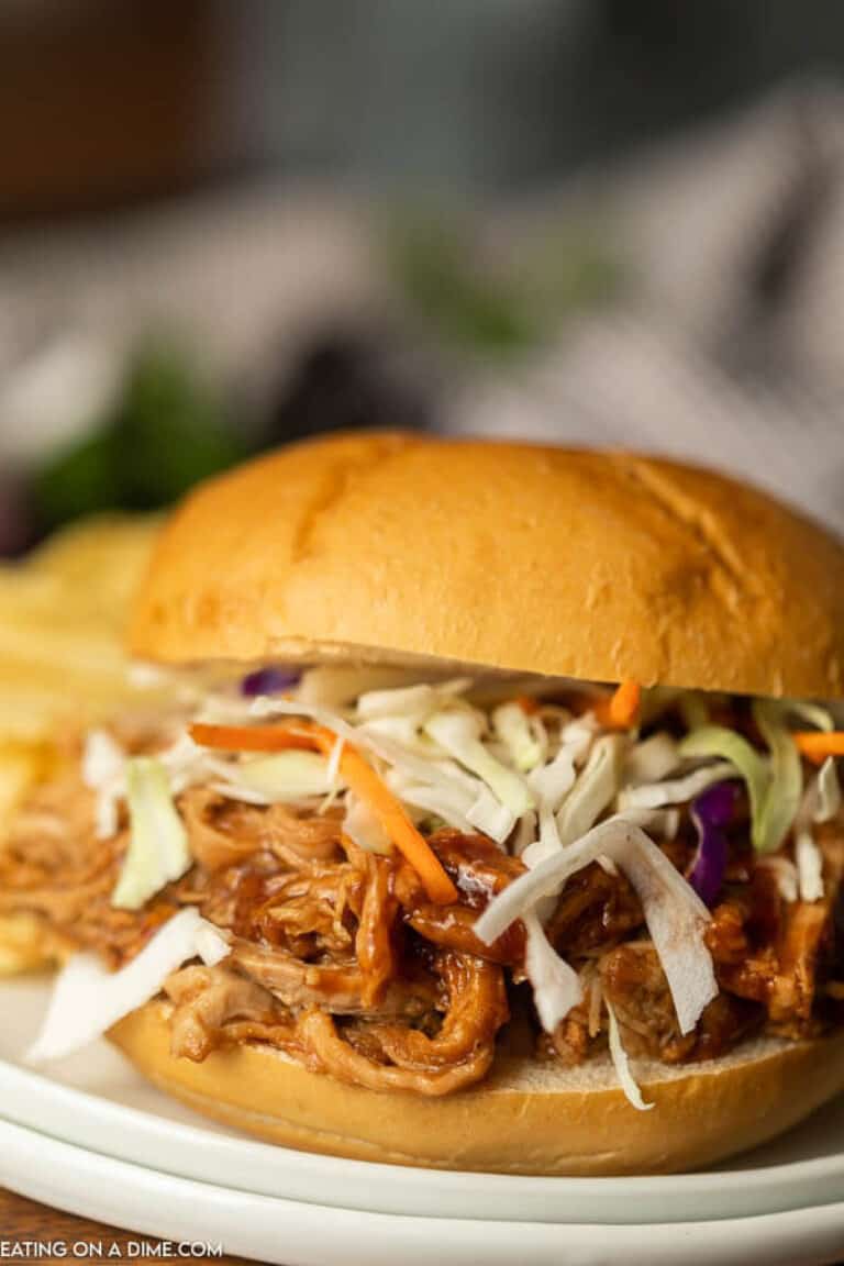 Crock Pot Pulled Pork Recipe - Eating on a Dime