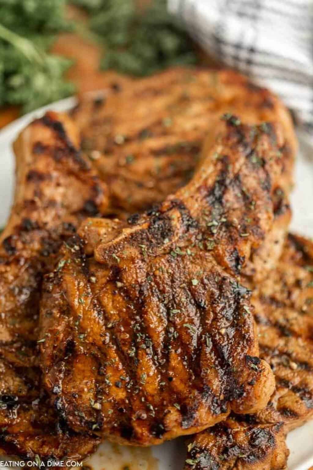How to Grill Pork Chops - Eating on a Dime