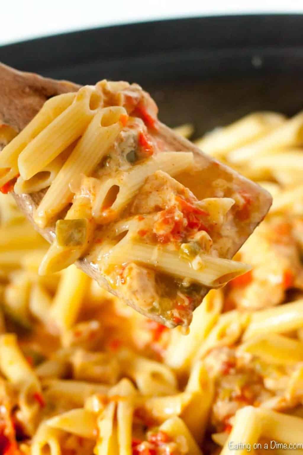 Crockpot Chicken Fajita Pasta