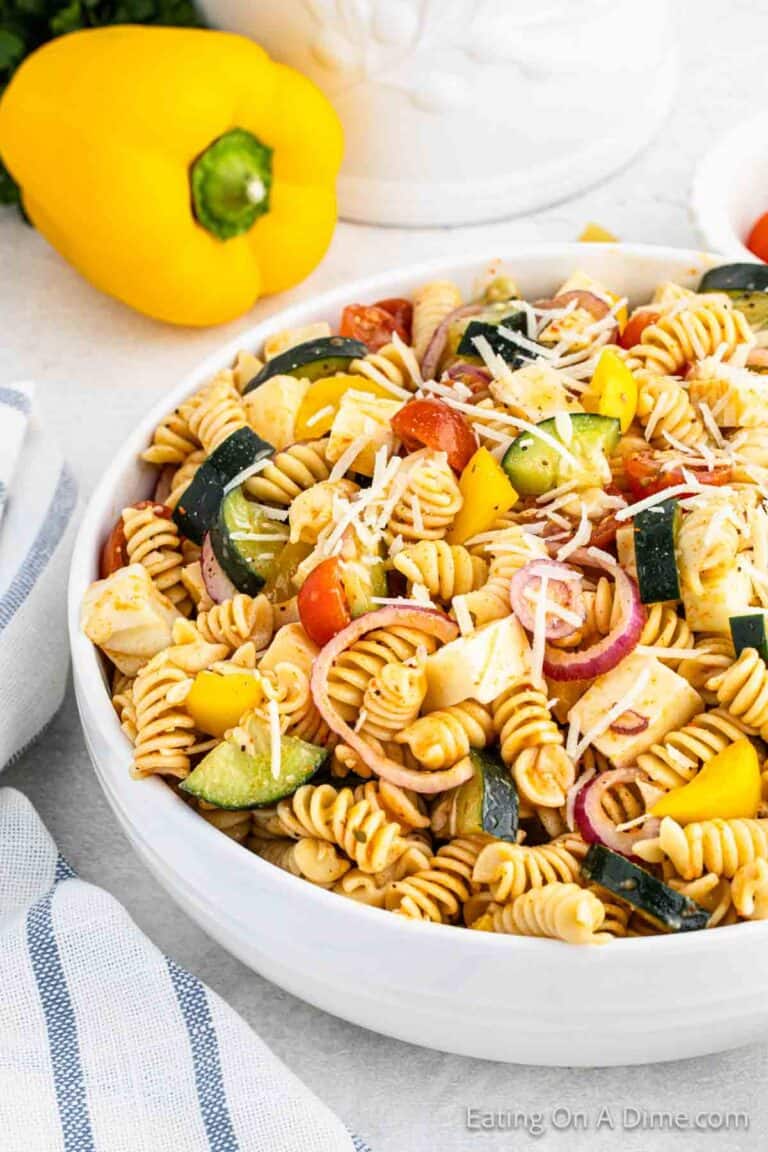 Salad Supreme Pasta Salad - Eating On A Dime