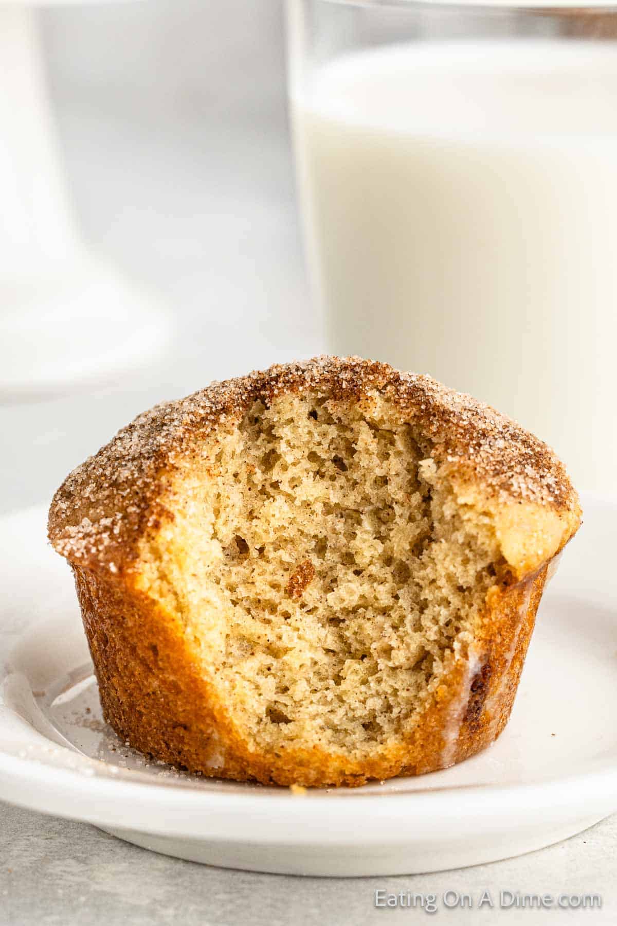 Snickerdoodle Muffins on a plate