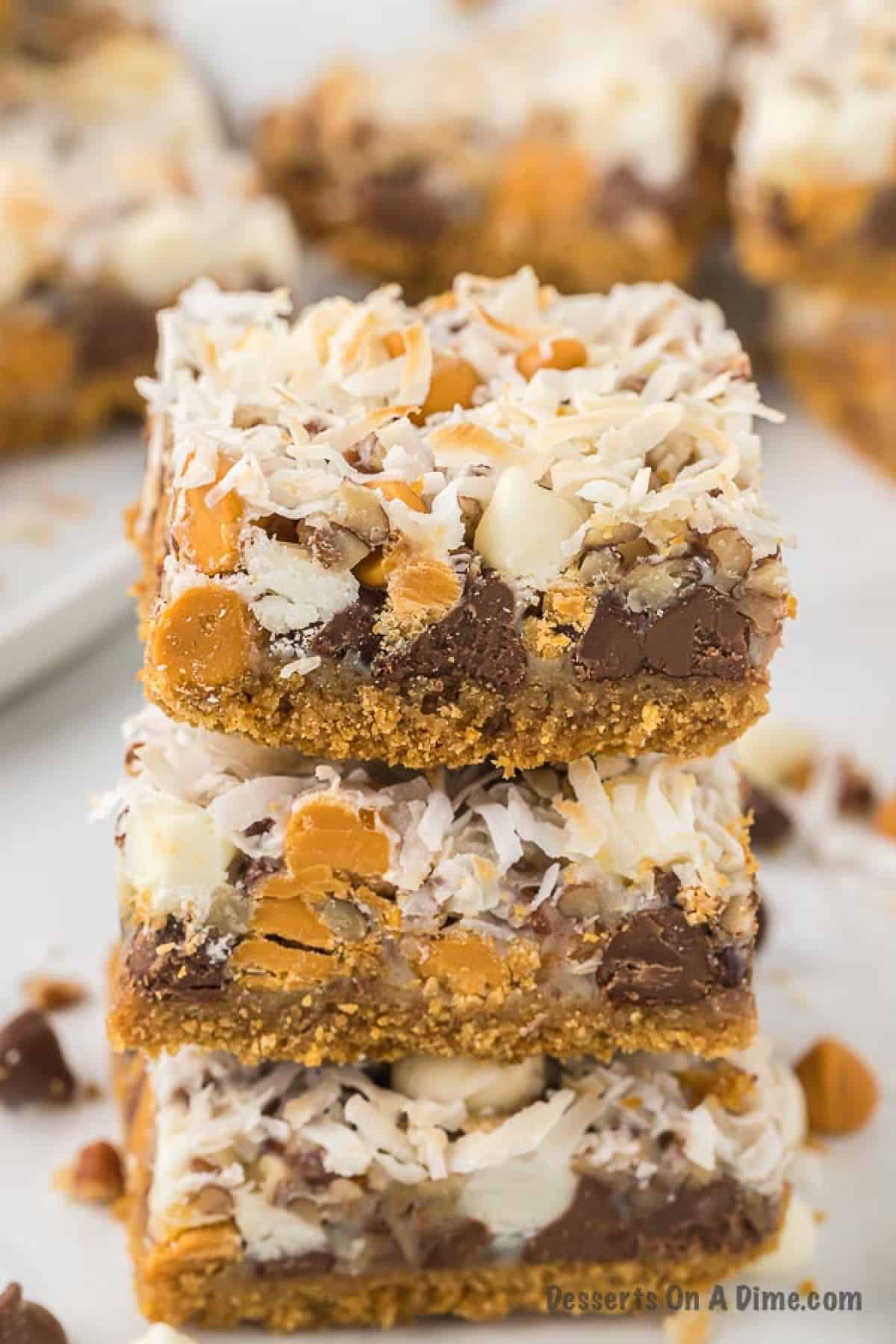 7 Layer Bars stacked