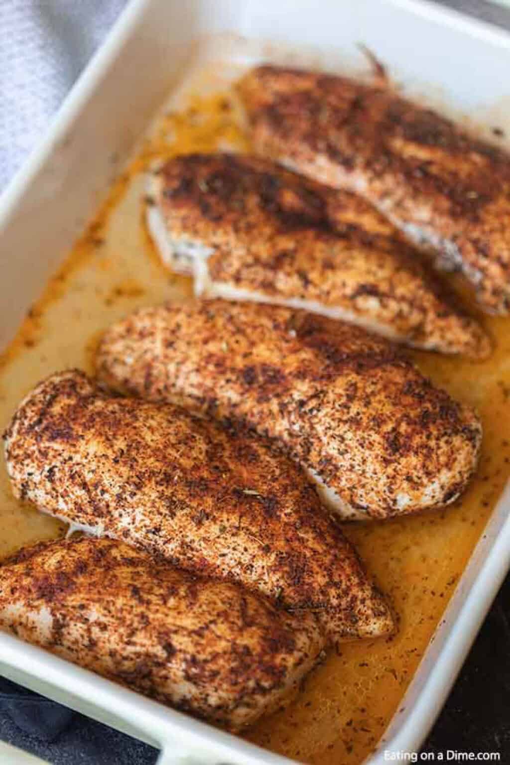 Oven Baked Chicken Breast Recipe - Eating on a Dime