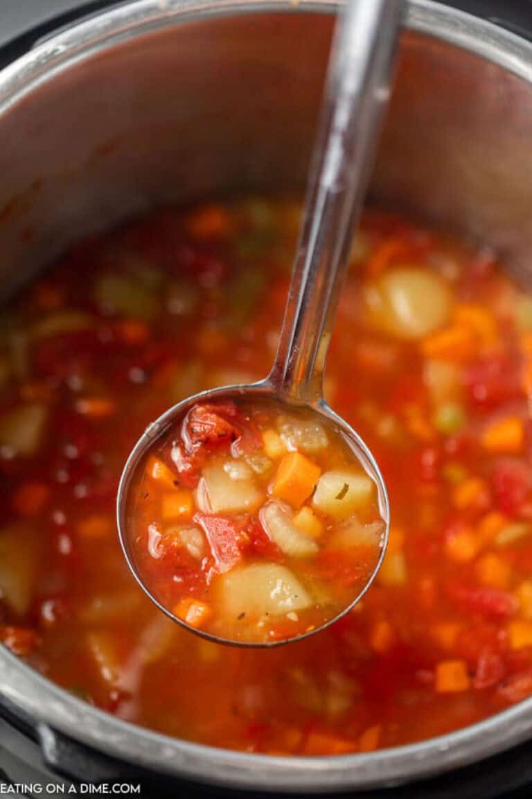 Instant Pot Vegetable Soup - Delicious Soup Ready in minutes!