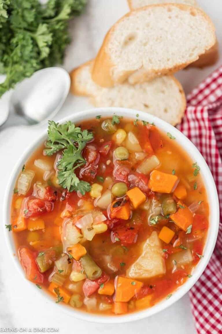 Instant Pot Vegetable Soup - Delicious Soup Ready in minutes!