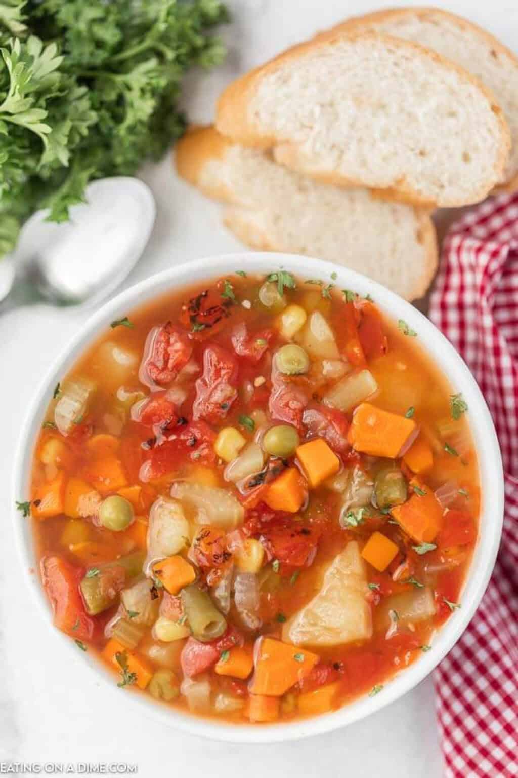 Instant Pot Vegetable Soup - Delicious Soup Ready in minutes!