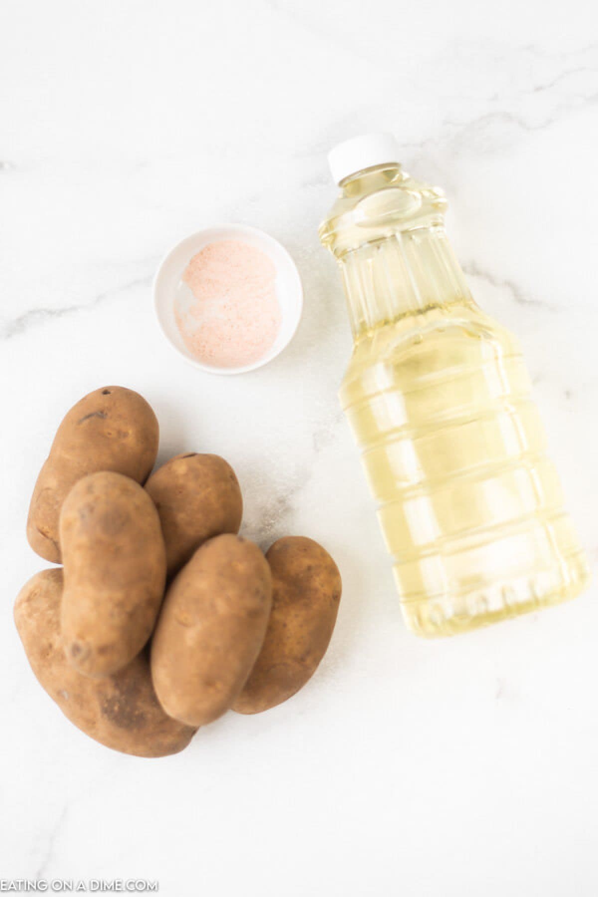 ingredients for recipe: salt, potatoes, oil