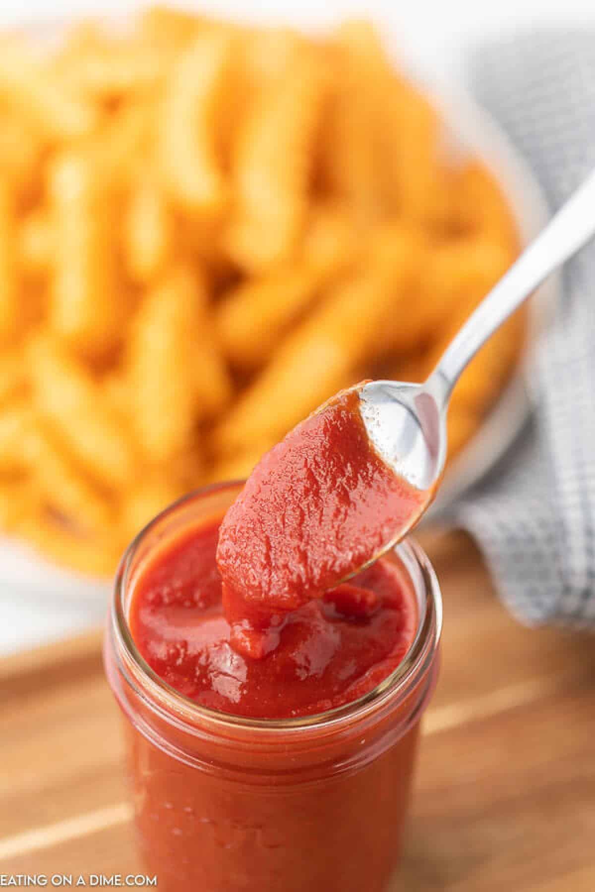 Homemade ketchup is so quick and easy to make. The ingredient list is simple and you won't find any hard to pronounce words here. 