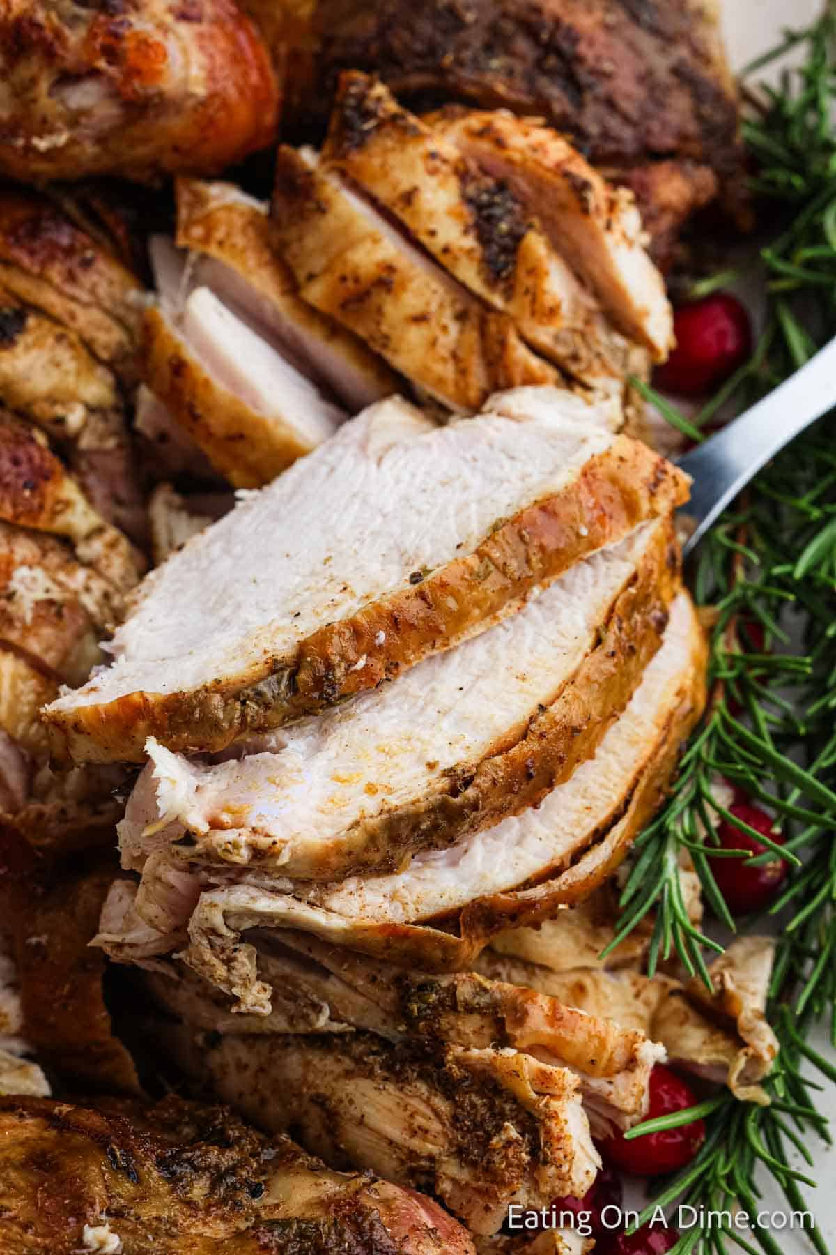 Sliced Cooked Turkey 